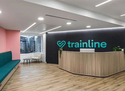 独立平台办公装修设计空间如何进行升级打造——Trainline