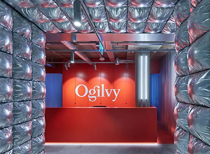 充满视错觉的办公室装修设计空间是怎样打造的——Ogilvy奥美广告